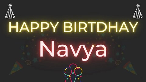 Happy Birthday to Navya - Birthday Wish From Birthday Bash