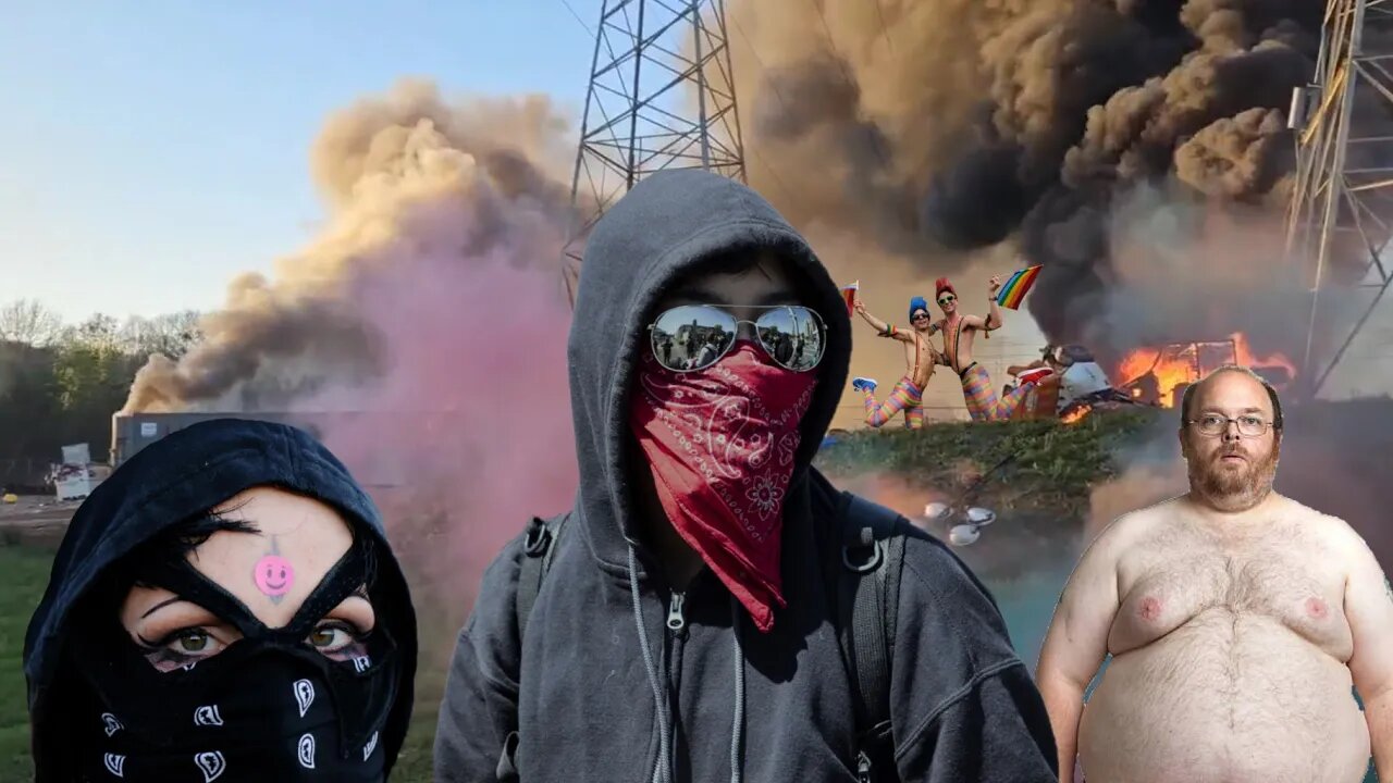 Antifa IGNITES Construction Site / Facui BUSTED