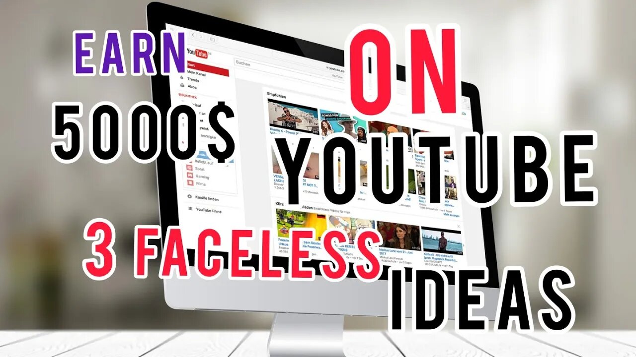 How To Make $5,000 On YouTube Without Making Videos! 3 Faceless Channel Ideas 2022 #promyth #course