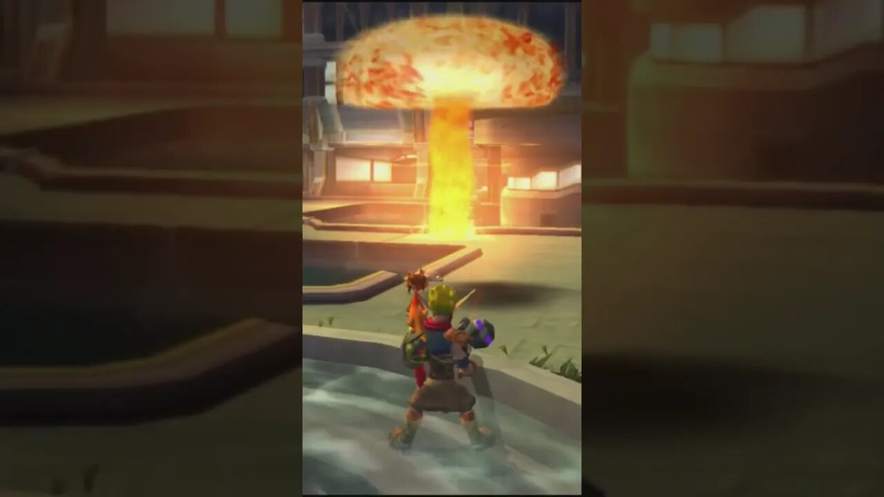 Jak Detonates A Nuke In Haven City #gaming #ps5 #shorts