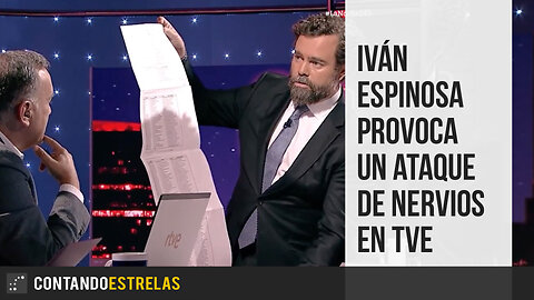 Iván Espinosa provoca un ataque de nervios en TVE