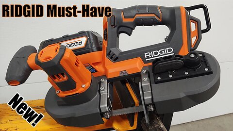 Ridgid 18-volt Compact Band Saw Review Model # R8604B 2-1/2" Metal Cutting Portable Bandsaw