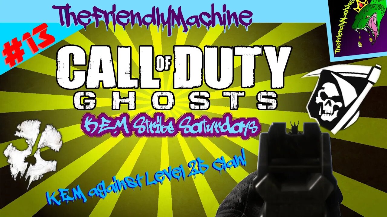 Call of Duty Ghosts - K.E.M strike Saturdays ~ Episode: 13 ("K.E.M against Level 25 Clan")!