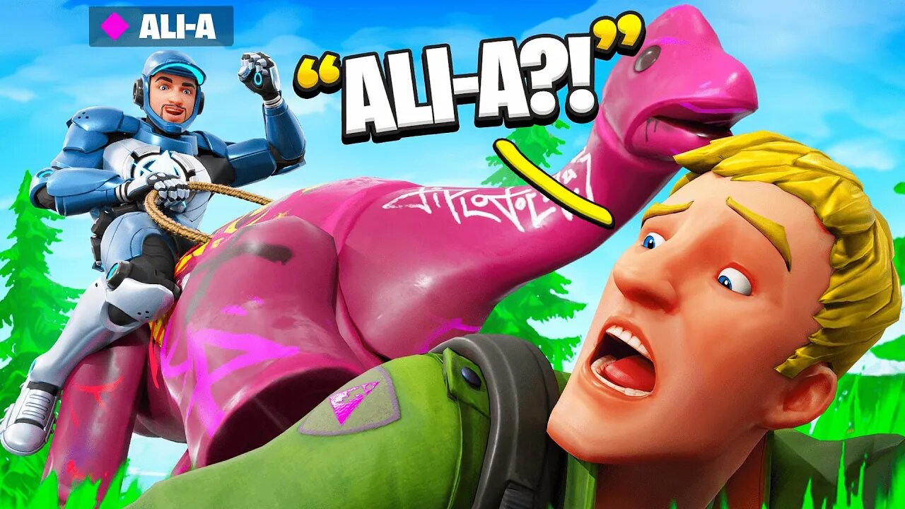 Trolling With ALI-A Emote! (Lil’ Diplodoculus)