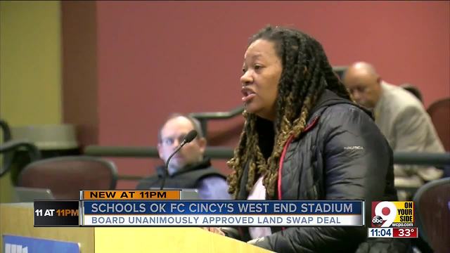 Schools OK FC Cincy's West End stadium