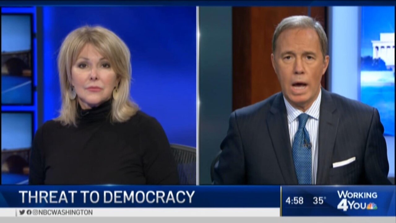 Unhinged NBC News Leftist anchors Jim Handly & Wendy Rieger attack Trump supporters on 1-8-2021