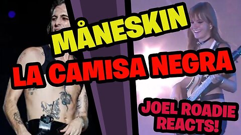 Måneskin tribute "la Camisa Negra"Juanes -Madrid, Spain - Roadie Reacts