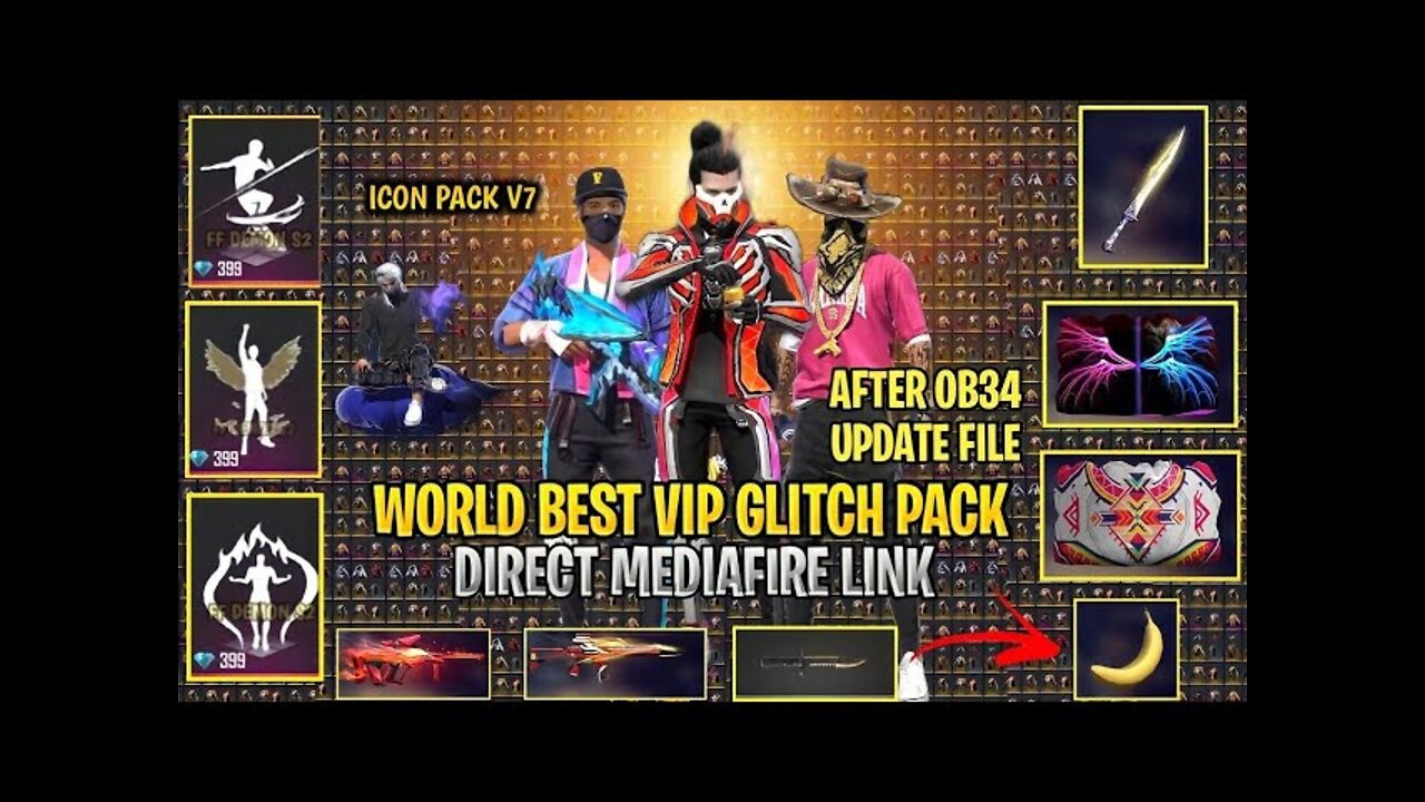 Free fire glich file || free fire video new viral