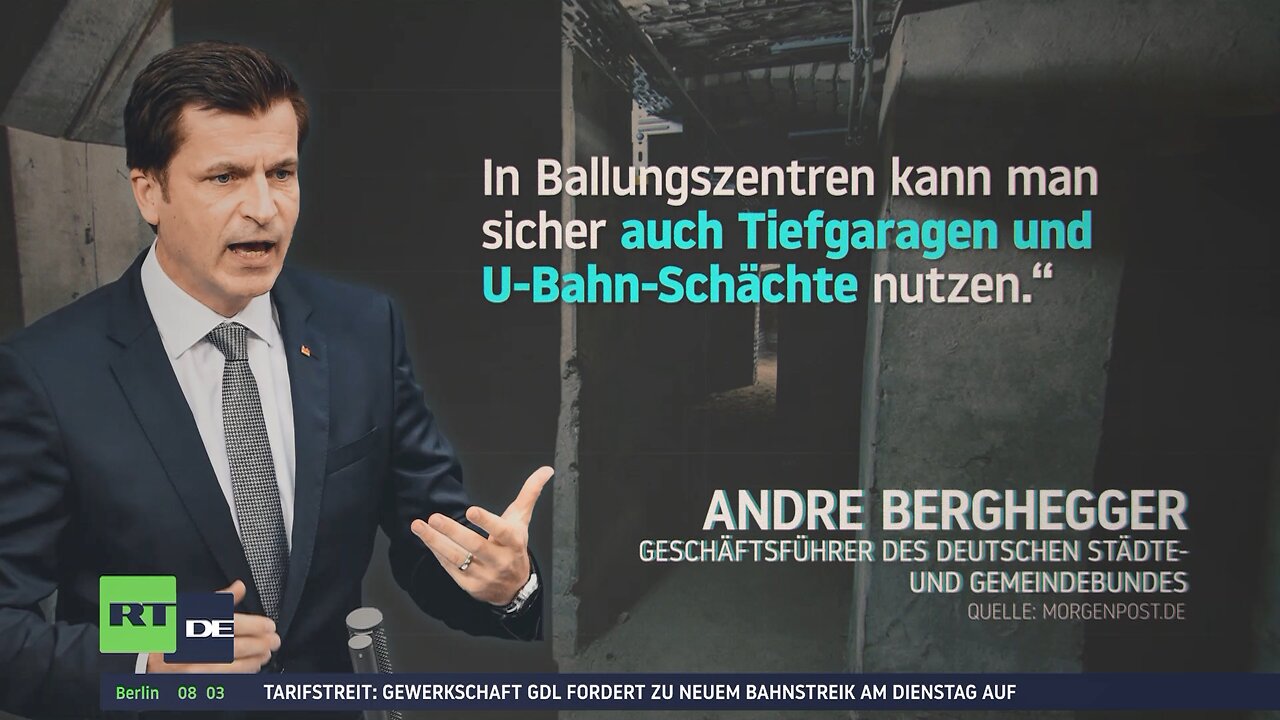 "Kriegstüchtig" werden: Städte- und Gemeindebund fordert mehr Bunker