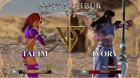 SoulCalibur VI — Amesang (Talim) VS SkyyDizzle (Ivory) | Xbox Series X Ranked