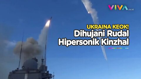 Ukraina Dibikin KO, Hujan Rudal Kinzhal Diluncurkan Perdana