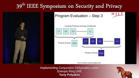 Implementing Conjunction Obfuscation under Entropic Ring LWE