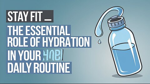 Stay Fit_ The Essential Role of Hydration in Your Daily Routine