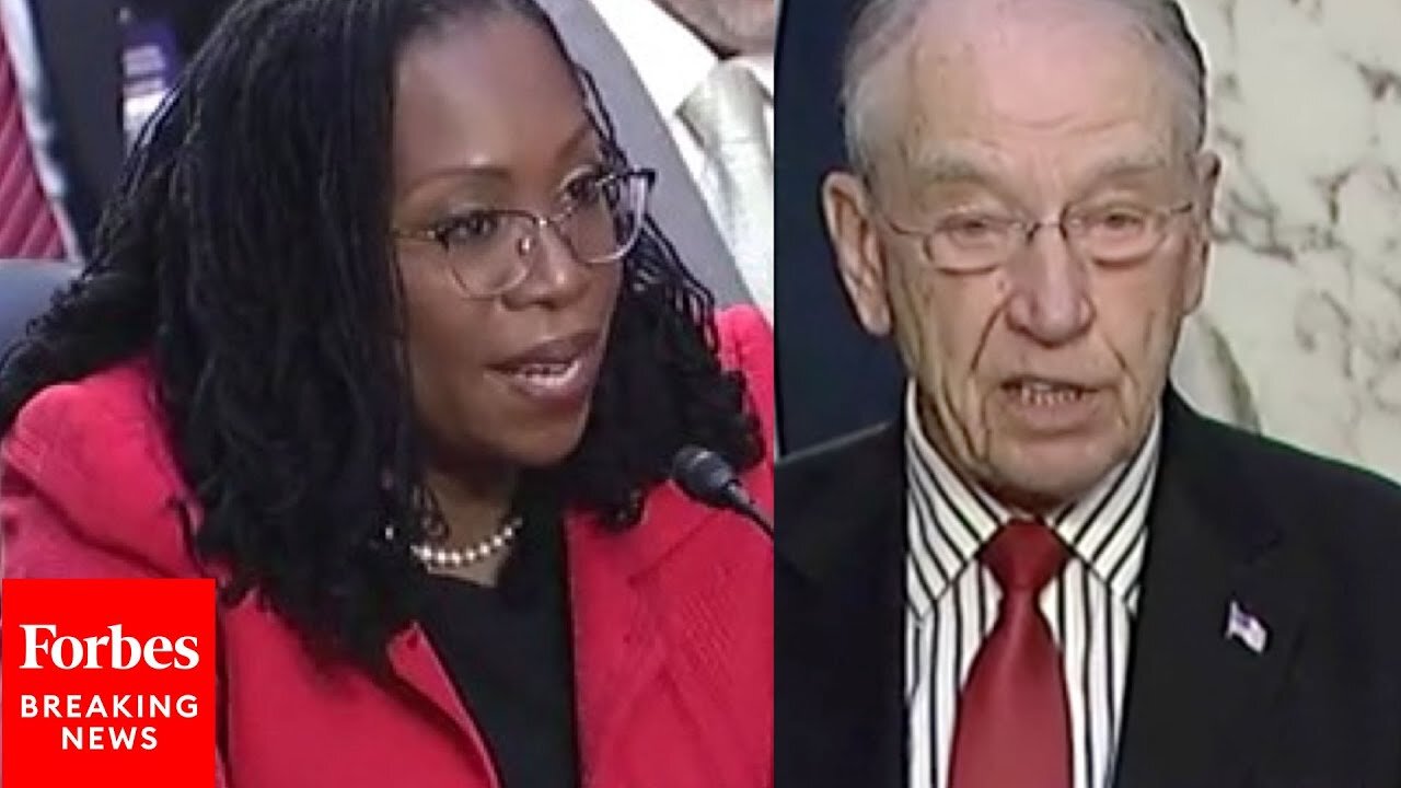 JUST IN: Chuck Grassley Asks Ketanji Brown Jackson If Court-Packing Is A 'Bad Idea'?