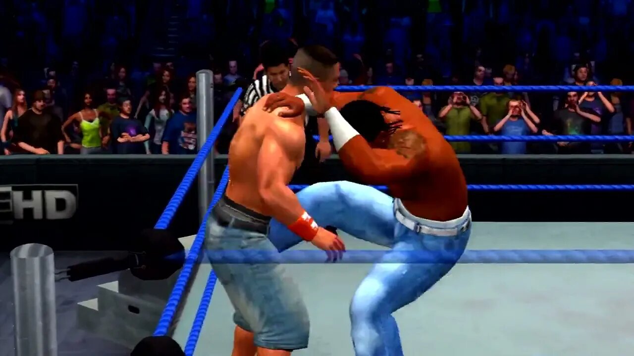 WWE SmackDown vs. Raw 2011 Gameplay John Cena vs Shad Gaspard