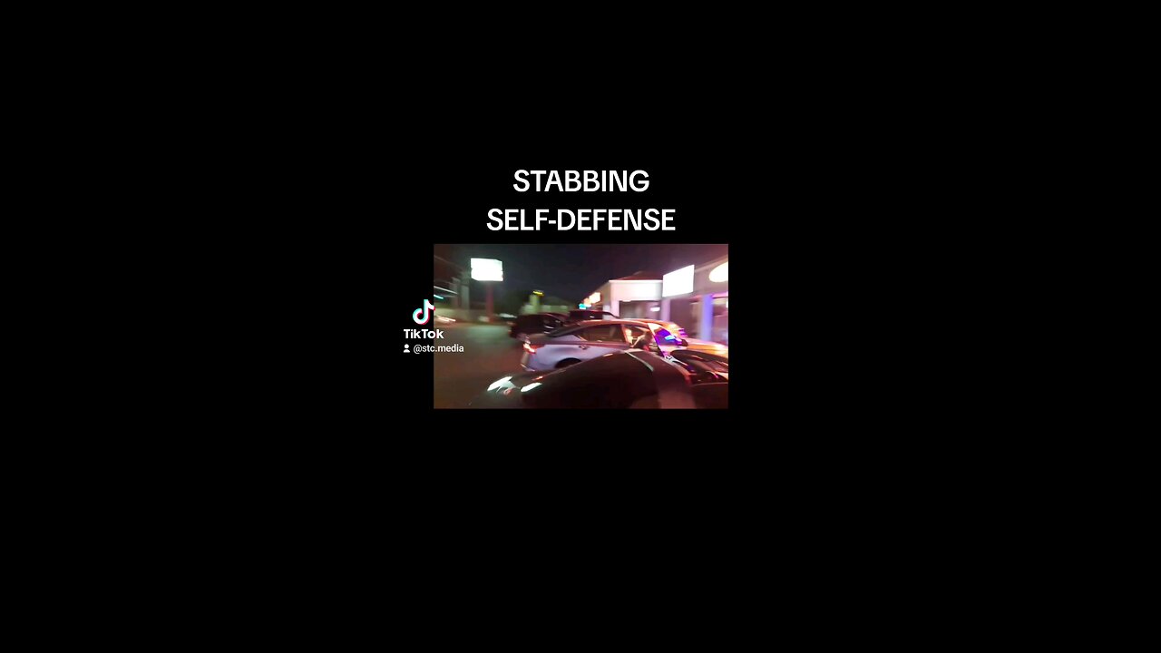 STABBING! SELF-DEFENSE