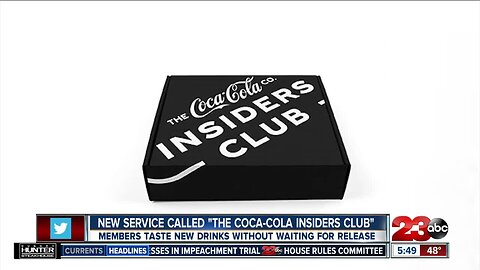 New service called "The Coca-Cola Insiders Club"