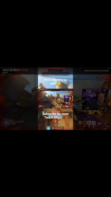 Fitzyhere can't believe he got Play of the Game 😭 (Overwatch 2) #shorts #overwatch