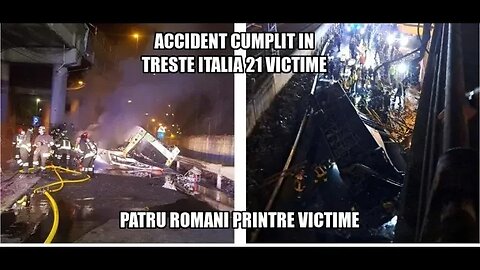 Tragedie de proportie la Mestre Venetia 21 de morti printre care patru romani zece in stare critica