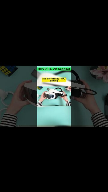 New PC dpvr E4 VR headset #vrheadset #vrnews #pcvr