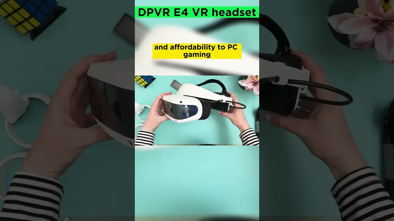 New PC dpvr E4 VR headset #vrheadset #vrnews #pcvr