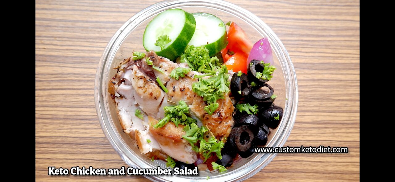 Chicken and Salad - Diet Recipe & Delicious !