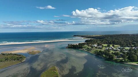 Mallacoota Lake 13 December 2022 by drone 4k