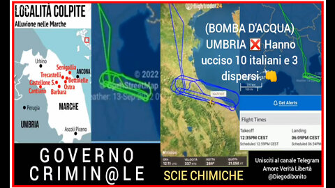 MA CHE STRANO VOLO✈️​SULLE MARCHE UN AWACS PRIMA DEL DISASTRO & NESSUNO SAPEVA NIENTE🤔​