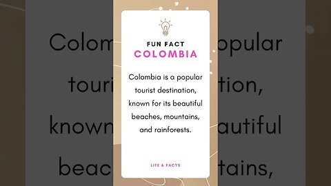 Fun Facts Colombia