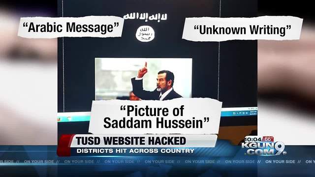 TUSD website one of hundreds hacked over weekend