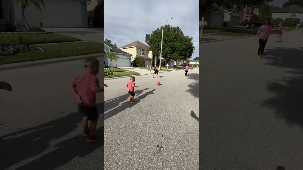 Do Kids Still Play Outside? Yep! #kickball