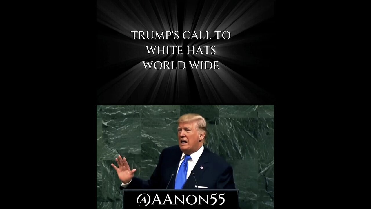 Trump's Call to White Hats World Wide