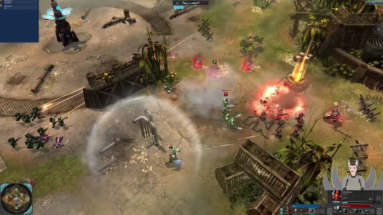 Pax (Chaos Lord) vs Broodwich (Eversour Assassins) || Dawn of War 2: Elite Mod