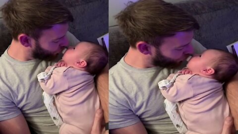 video of a father who loves his child more than he loves anything