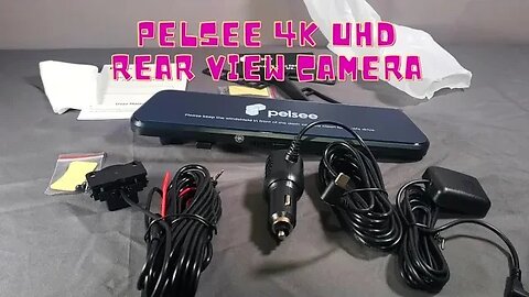 Pelsee 4K rear view mirror cam