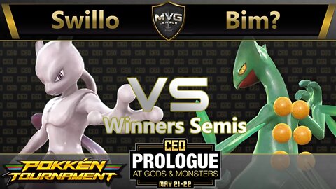 Swillo (Mewtwo) vs. Bim? (Sceptile) - Pokkén Winners Semis - CEO Prologue