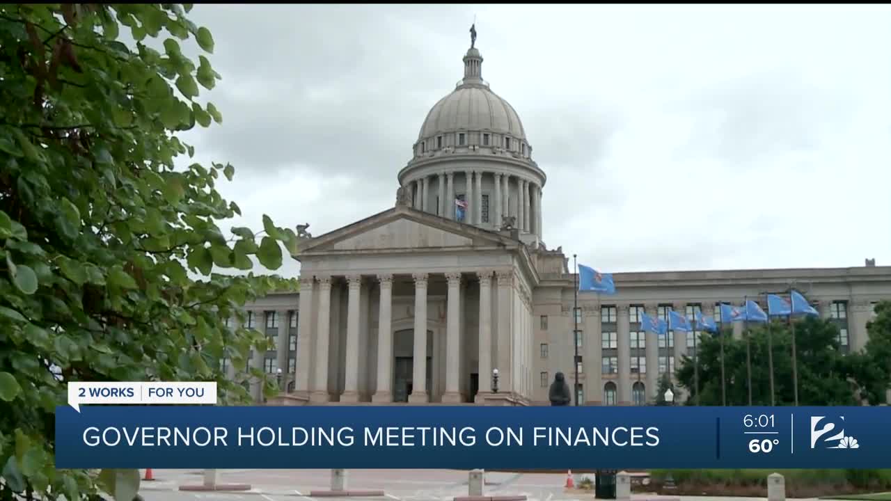 Governor Holding Meeting on Finances