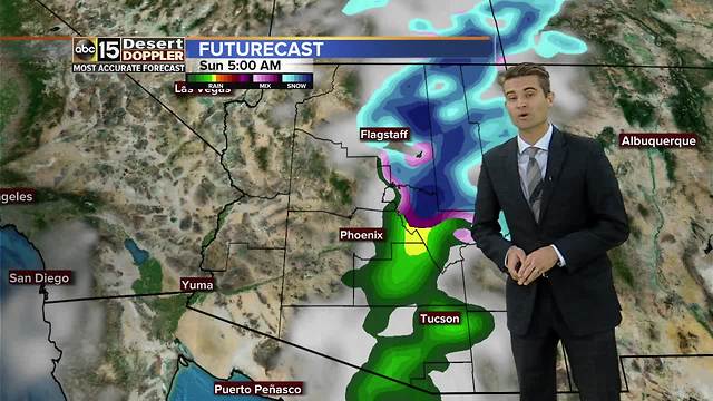 Forecast: Winter storm rolling through Arizona