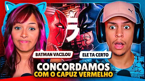 ANIRAP - Batman e Capuz Vermelho | Pai e Filho ft. Okabe | [React em Casal] 🔥