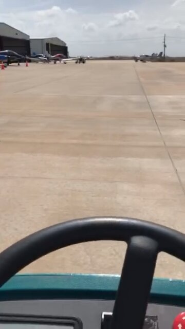 Driving a Zamboni Down an AIRPLANE RUNWAY