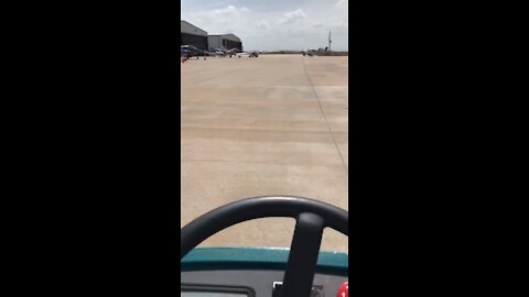 Driving a Zamboni Down an AIRPLANE RUNWAY