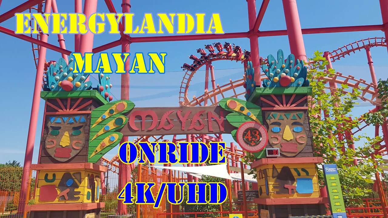 Mayan onride - Energylandia [HD/4K] SLC Coaster