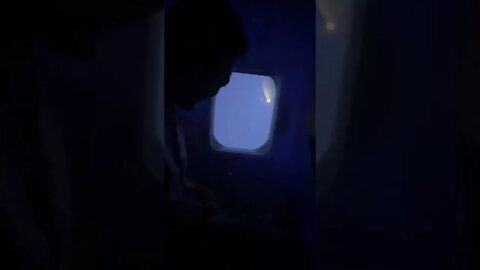Biggest Lightning strikes our rayanair flight to Spain