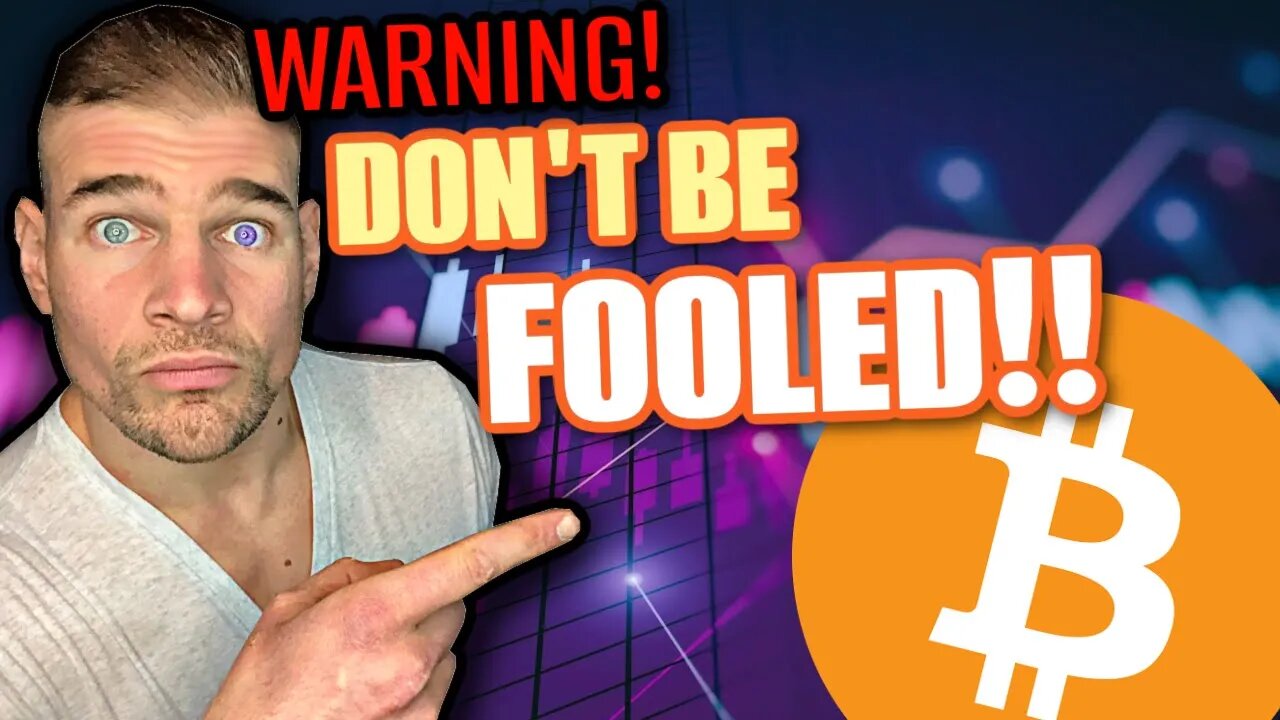 ⚠️ BITCOIN BOUNCE ⚠️ TIME TO BUY??? (DO NOT BE FOOLED!!)