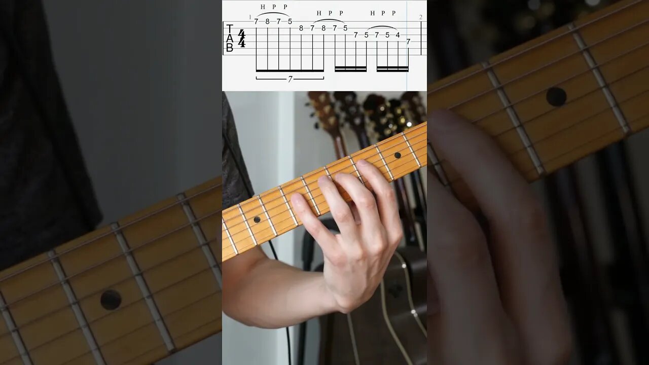 Legato lick to show off to your imaginary friends