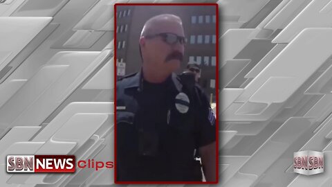 Officer Tries To Arrest Protester for Trespassing On Public Property - 2113