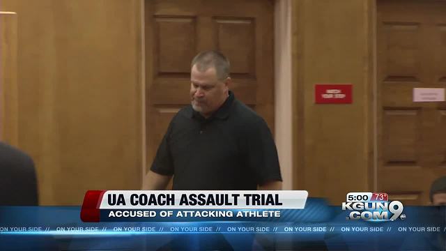 UA coach on trial: Victim first to testify