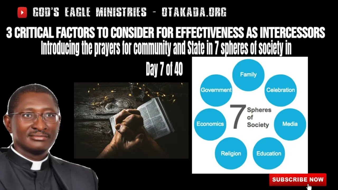 3 Critical factors to Consider for effectiveness as intercessors in Day 7 of 40 of prayer & fasting