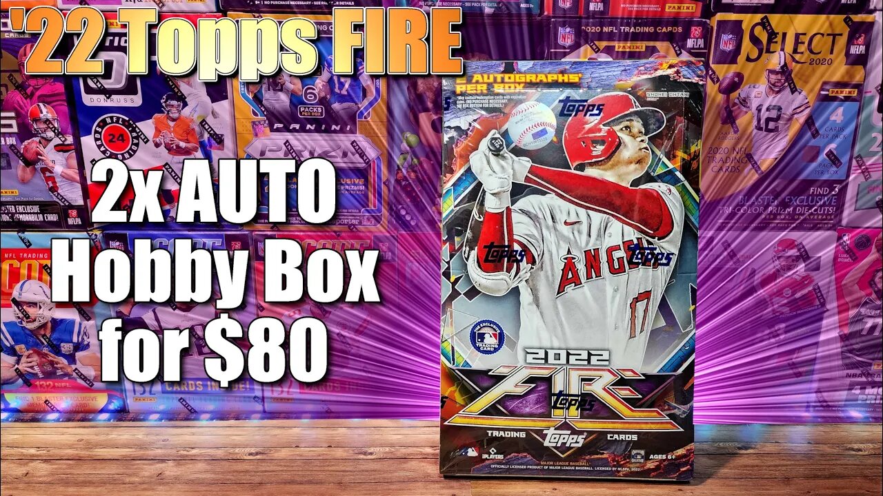 2022 Topps Fire Hobby Box - Fun Product with TONS of Potential!