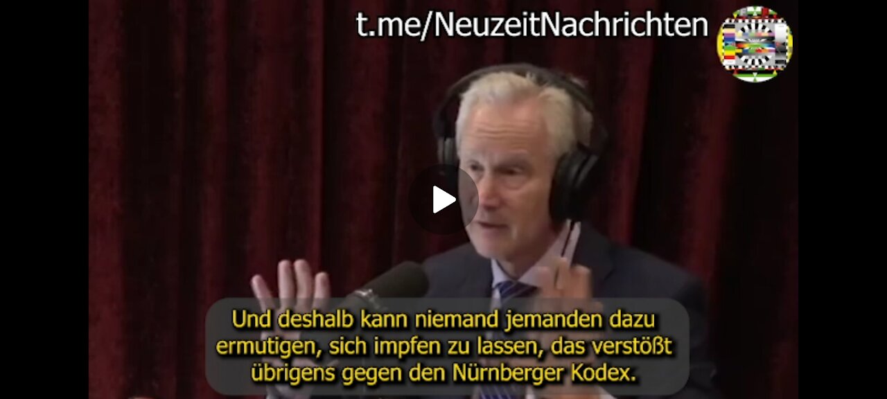 ⚠️💥 Dr. Peter McCullough spricht den Nürnberger Kodex an❗️